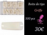 Boite de Tips - Capsules : Griffes (500pcs)